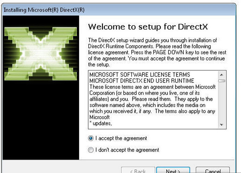 directx 9.0c microsof bedrijfsdownload